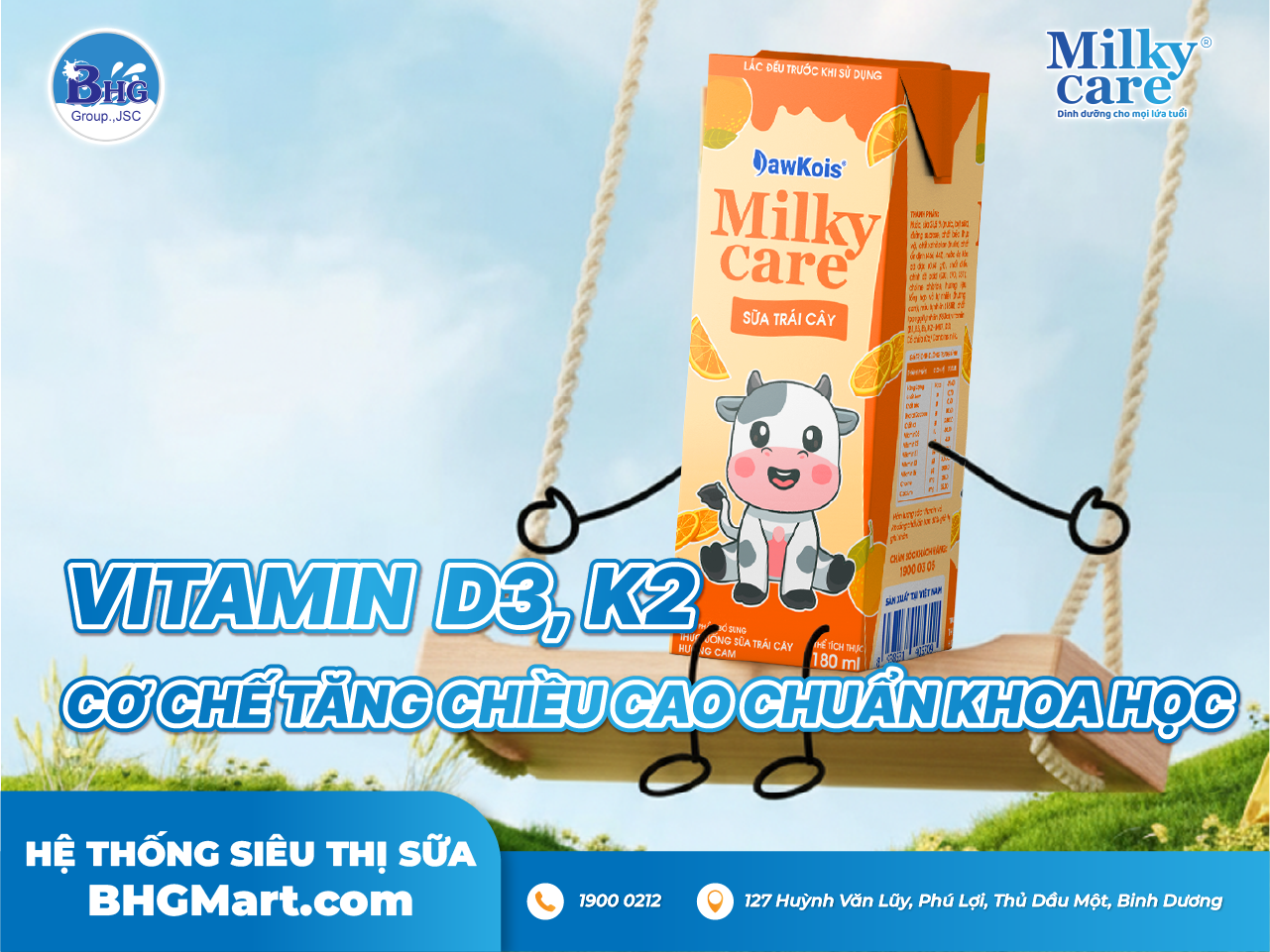 Vitaminh D3 K2 - Cơ chế tăng chiều cao chuẩn khoa học