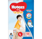 TÃ QUẦN HUGGIES L48 MIẾNG